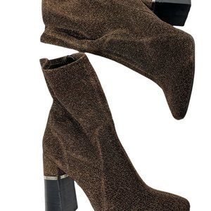 Lord & Taylor Design Lab Bronze Sparkle Bootie